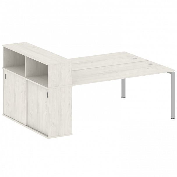 Рабочая станция "Metal System" БП.РС-СШК-2.5 дуб наварра/серый - Вид 1