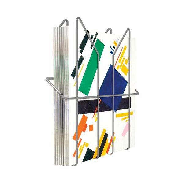 Лоток навесной для стоек ПАРУС, А4, 220х225х50 мм, проволочный, хром, 290445 - Вид 4