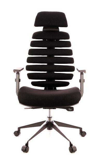 Кресло Everprof Ergo Black Ткань Черный - Вид 3