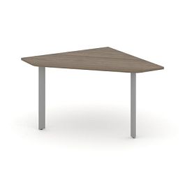 Style Project Next Угловой элемент переговорного стола SN-59.UPRG-031 Вяз Благородный/Металл Серый 1180*1180*750 - Фото предпросмотра