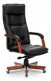 Кресло для руководителя T-9927WALNUT/BLACK - Фото предпросмотра