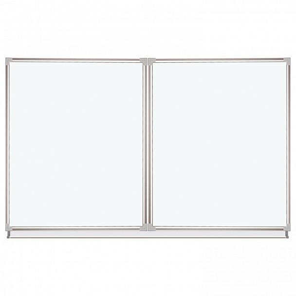 Доска магнитно-маркерная 3-х элементная 100х150/300 см, 5 рабочих поверхностей, белая, STAFF, 238010 - Вид 3