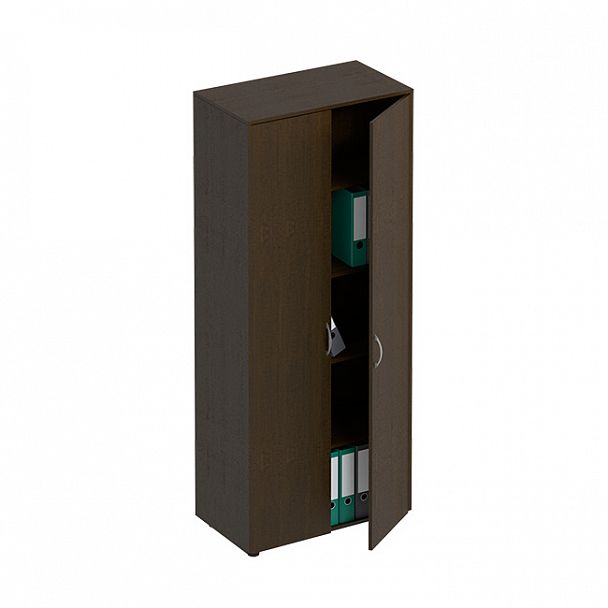 Шкаф для документов закрытый "Формула" ФР 308 венге темный - Вид 1