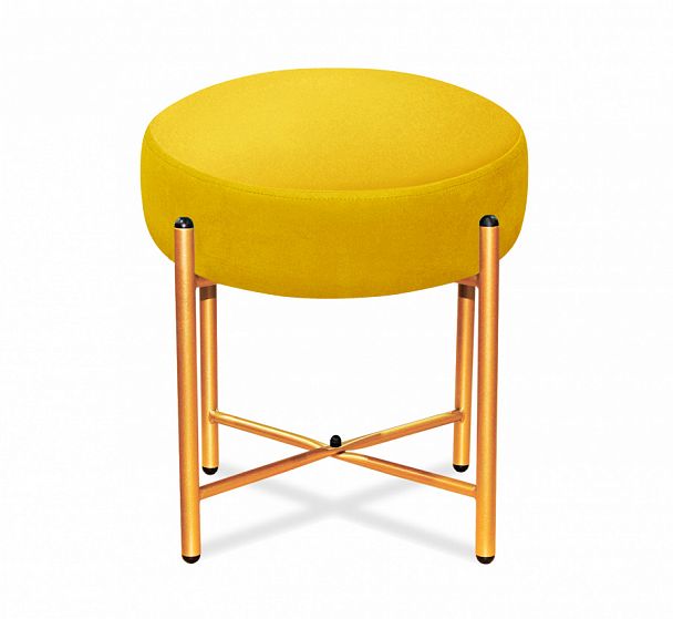 Пуф Sheffilton SHT-B4 желтый/золото - Вид 1