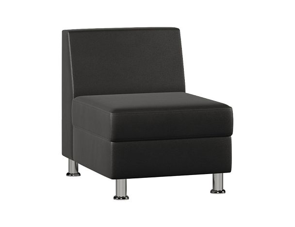 Модуль Everprof Monro одноместный Экокожа Черный - Вид 1