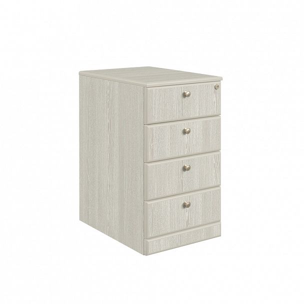 Тумба приставная с 4 ящиками Bern 39x54x68 светлый дуб - Вид 1