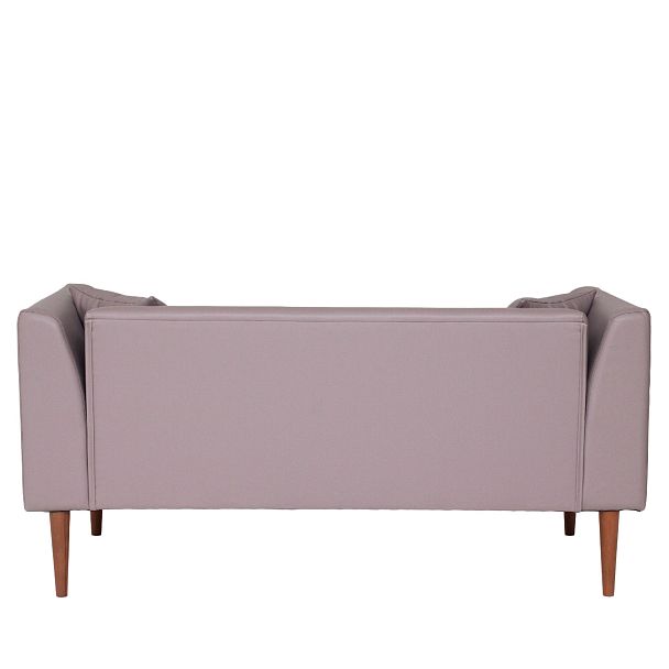 Диван Ева, коричневая искусственная кожа, ножки бук - Вид 4