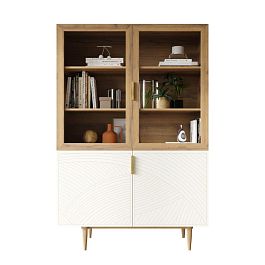 Буфет с двумя дверками Line LN11/GR1/beige - Фото предпросмотра