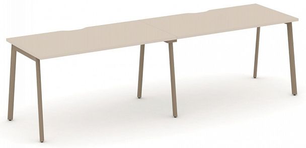 Рабочая станция на 2 места" ESTETICA" ES.RS-2.3-VP Капучино - Вид 1