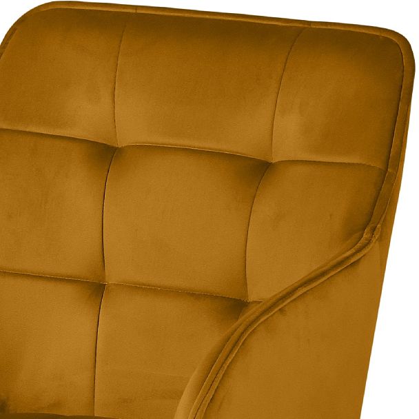 Комплект полубарных поворотных кресел Мони К, Confetti chai tea/черный, 4 шт. - Вид 7