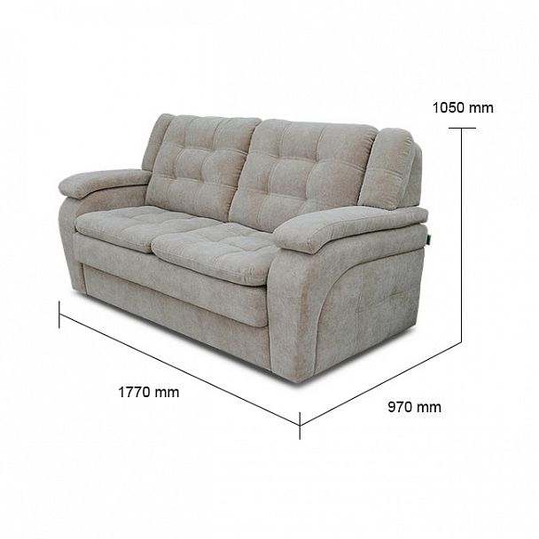 Диван "Йорк" 2Р кожа - Вид 2