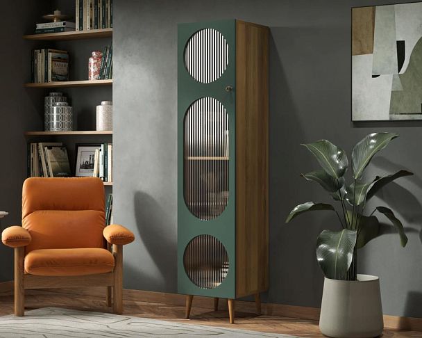 Шкаф одностворчатый ROSA арт. R14 - Вид 3