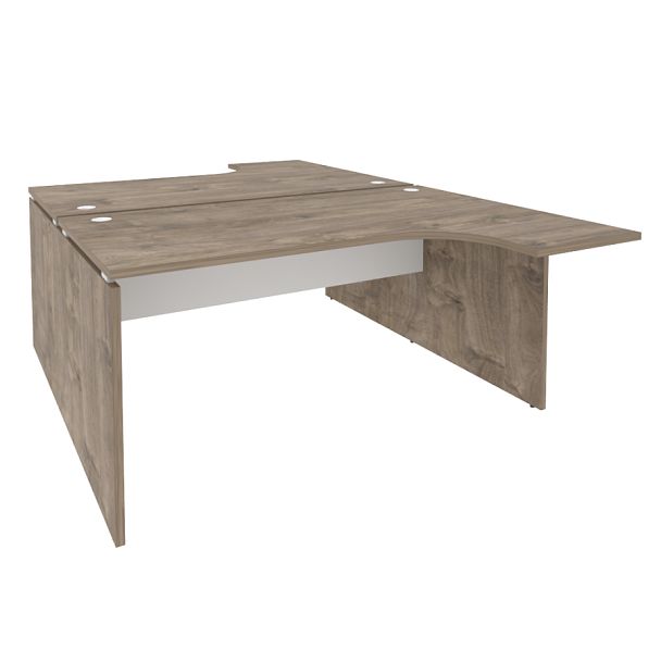 Onix Рабочая станция O.D.SA-4 Тиквуд темный/Белый бриллиант 1580*2395*750 (1635/460) - Вид 1