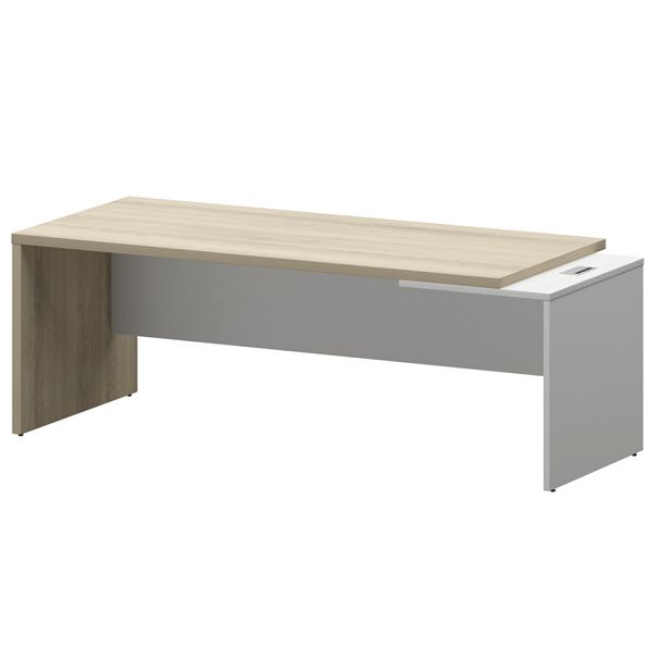 Стол руководителя правый KZ-22R Кронберг/Белый 2200x900x750 Кортез - Вид 1