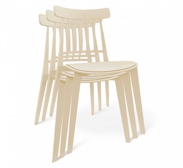 Стул Sheffilton SHT-S108-P бежевый/бежевый - Вид 3