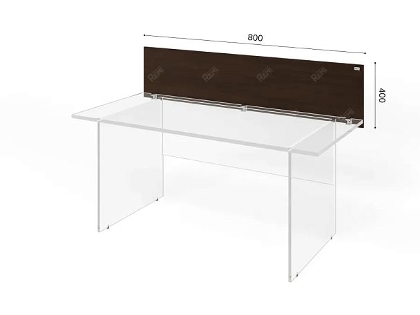 ЛАЙТ / LIGHT RLG055 Перегородка 1,6x80x40 Венге - Вид 2