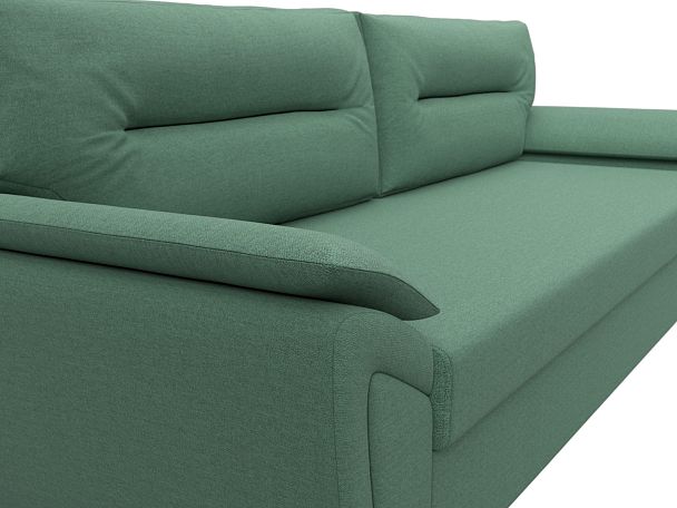 Диван прямой Нэстор Лайт Рогожка зеленый - Вид 5