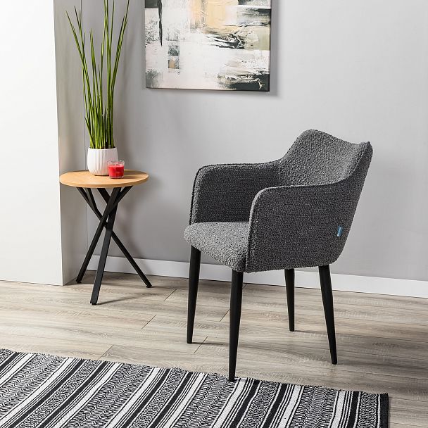 Стул Ralf Vent темно-серый/черный - Вид 8