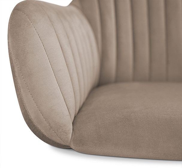 Стул Sheffilton SHT-ST38-1/S37 латте/медный металлик - Вид 5