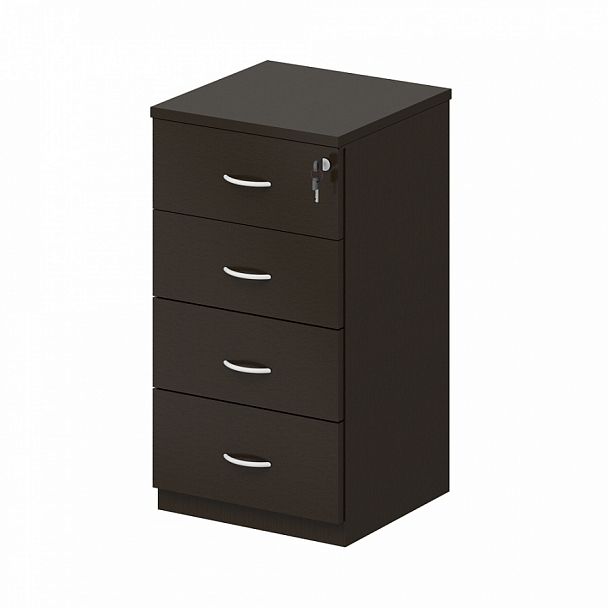 Тумба приставная "Тумбы приставные" ПК-АРМ-ТМП40Х40Я4-В2-134А венге - Вид 1