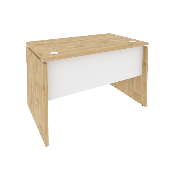 Onix Стол письменный O.SP-2.7 Тиквуд светлый/Белый бриллиант 1180*720*750 - Вид 1