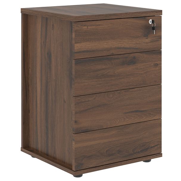 Тумба приставная ELC-4D.A Дуб Денвер тёмный 520х490х750 EDIS - Вид 1