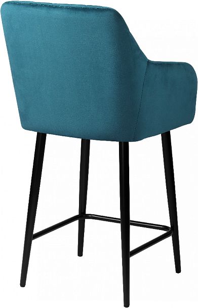 Комплект полубарных поворотных кресел Барли К, Confetti izumrud/черный, 3 шт. - Вид 5