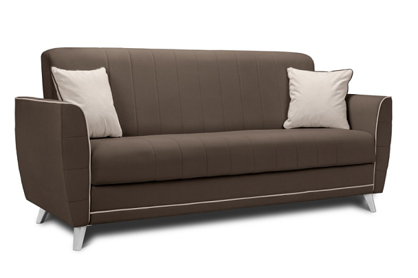 Диван-кровать «Шарлиз» коричневый - Вид 1