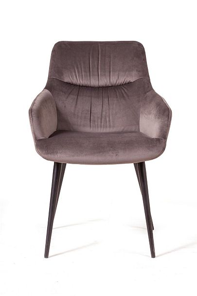 Стул Jordan, бархат пепельно-бежевый 25, опора конус - Вид 6