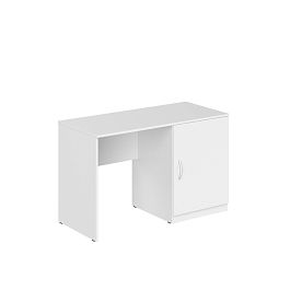 Стол с тумбой под холодильник KTFD 1255(R) Белый 1200х550х750 KANN - Фото предпросмотра