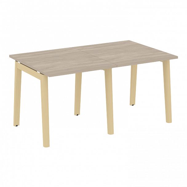 Стол переговорный (2 столешницы) "Onix wood" OW.PRG-2.0 дуб аттик/дуб светлый - Вид 1