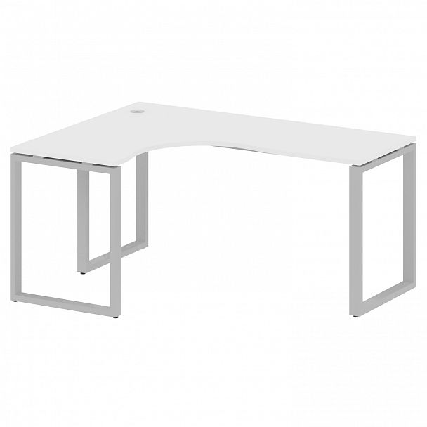 Стол "Metal System" БО.СА-4 белый/серый - Вид 2