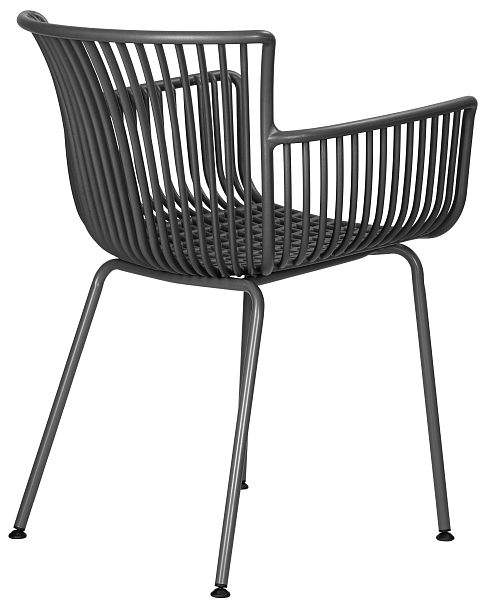 Стул обеденный DOBRIN ROSS (темно-серый (GR-04) без подушки) - Вид 4