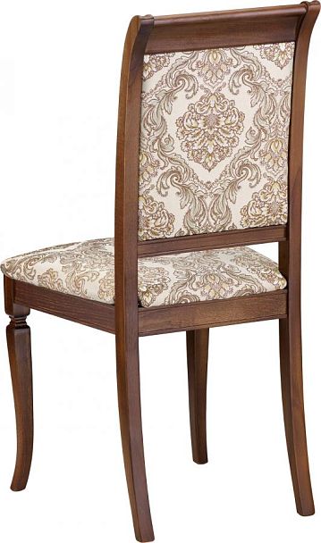 Комплект деревянных стульев с мягким сиденьем Бармс Античный орех/Бежевый жаккард, 3 шт. - Вид 4