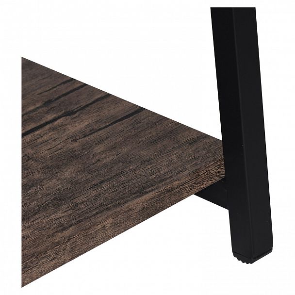 Стеллаж на металлокаркасе BRABIX "LOFT SH-003", 600х350х1500 мм, 5 полок, цвет морёный дуб, 641234 - Вид 10