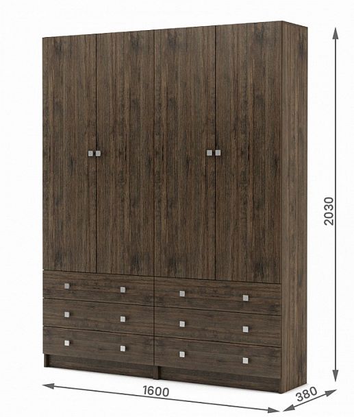 Шкаф платяной Бостон-20 - Вид 2