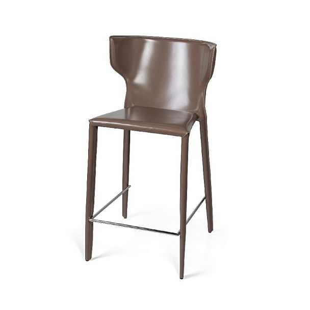 Стул полубарный Austin, кожа капучино - Вид 7