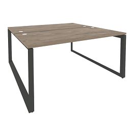 Onix Рабочая станция на О-образном м/к O.MO-D.RS-2.4.8 Тиквуд темный/Антрацит металл 1580*1635*750 - Фото предпросмотра