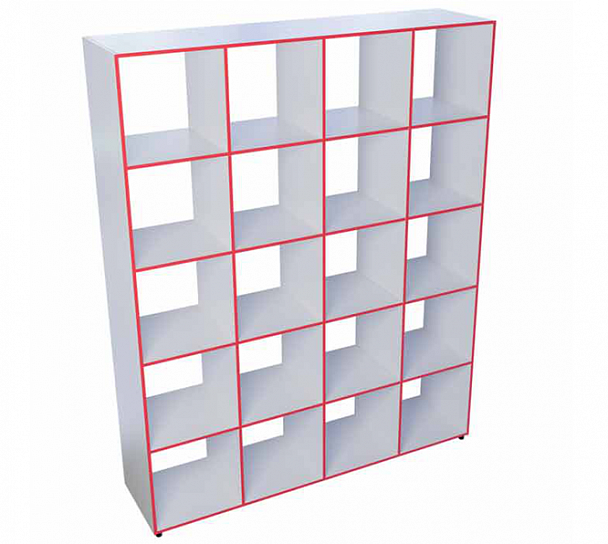 Шкаф открытый многосекционный ТР20 ЛДСП - Вид 1