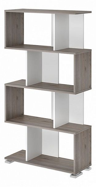 Стеллаж Домино нельсон СЛ-5-4 Белый/Нельсон - Вид 1