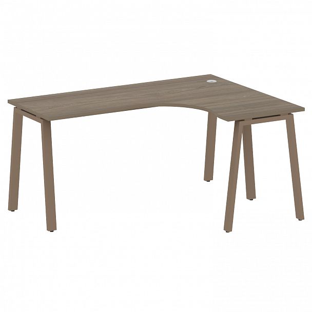 Стол "Metal System" БА.СА-4 вяз/мокко - Вид 1