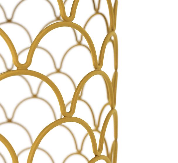 Пуф SHT-B13 латте/золото - Вид 4