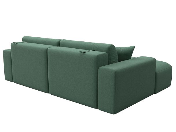 Диван угловой Лига-036 НПБ Классик левый угол Рогожка зеленый - Вид 6