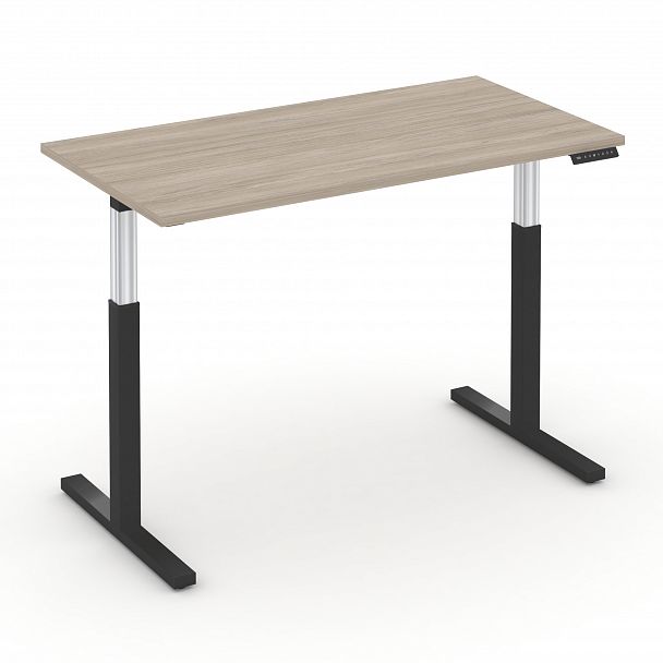 Стол электроподъемный "MOVE UP" MV.SE-3.7 Черный металл / Дуб Аттик - Вид 2