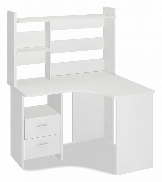 Стол компьютерный Домино Лайт СКЛ-Угл120+НКЛ-120 Белый правый - Вид 1