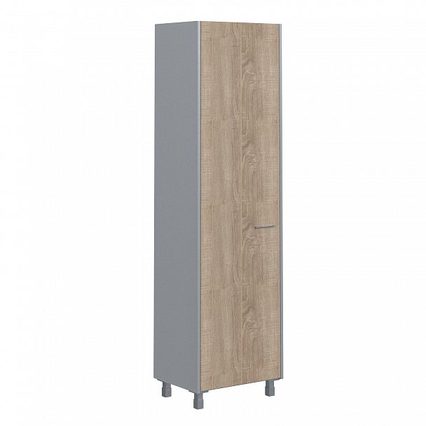 Гардероб "Offix new" OCW 60.1 дуб сонома/металлик - Вид 1