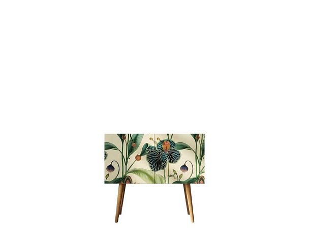 Комод на высоких ножках Berber малый арт BB13/Print_55 - Вид 1