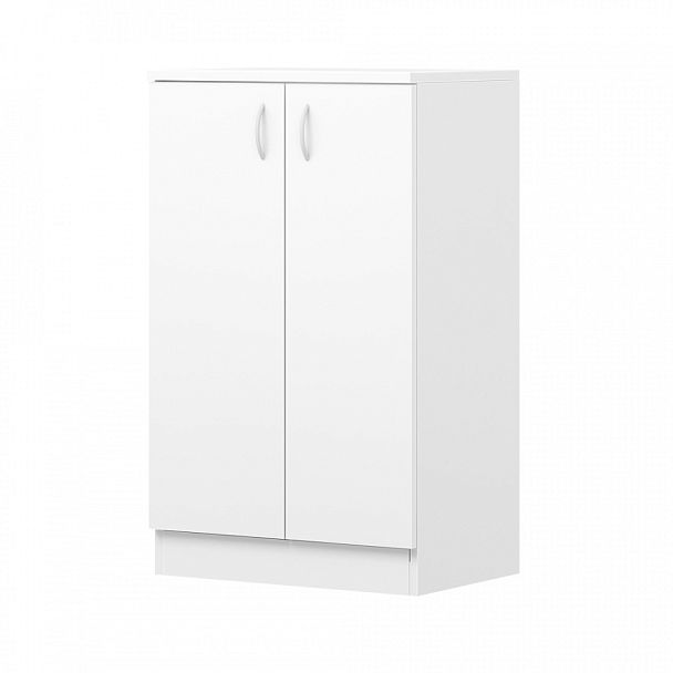 Место дневального 3 часть "Офисные шкафы для документов"  ПК-АРМ-МДН100Х60Ш2/35-В1-1068 белый шагрень - Вид 1