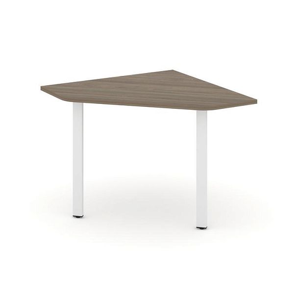 Стайл Проджект Угловой элемент перег. стола SN-6.UPRG-001 Вяз Благородный/Металл Белый 1180*1180*750 - Вид 1