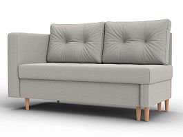 Кушетка Лига-098 Рогожка бежевый - Фото предпросмотра